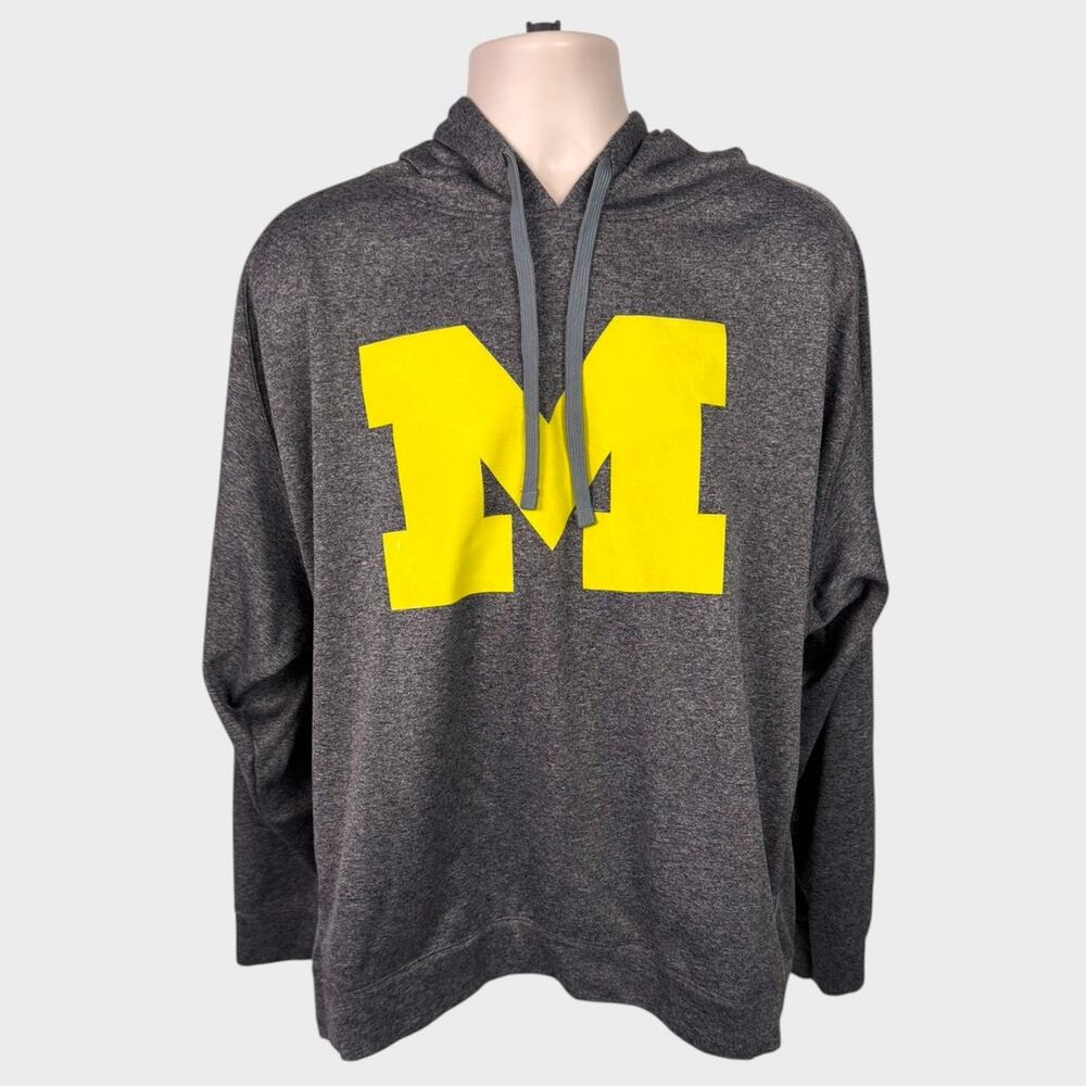 Knights Apparel Mens 2XL 50/52 Hooded Polyester University of Michigan M Hoodie